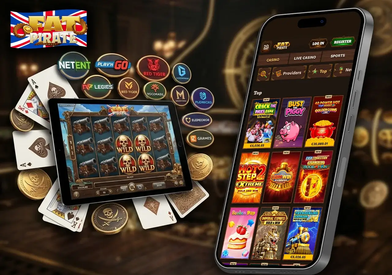 Top pirate slots and game software on Fat Pirate Casino UK
