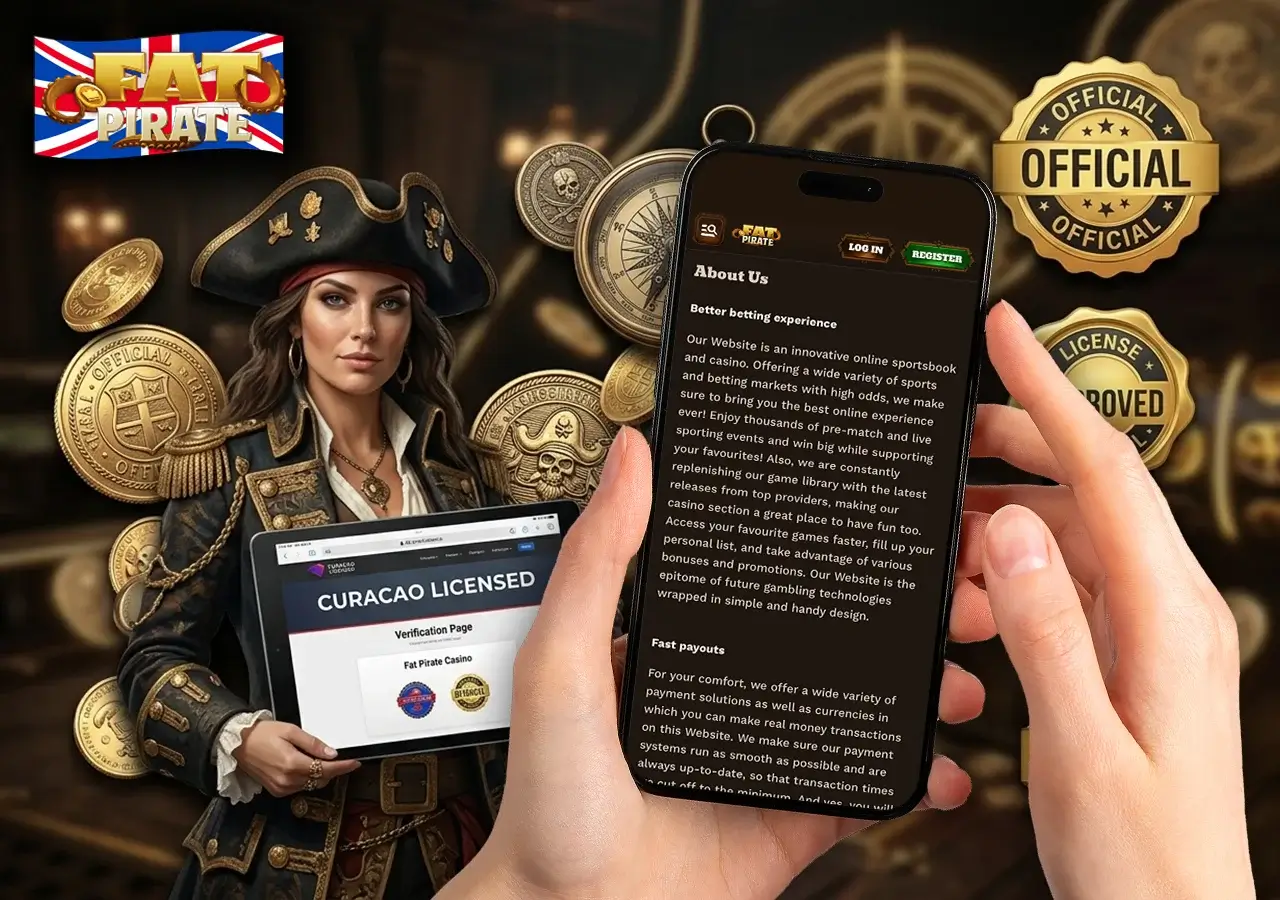 Official licensing and ownership records for Fat Pirate Casino UK