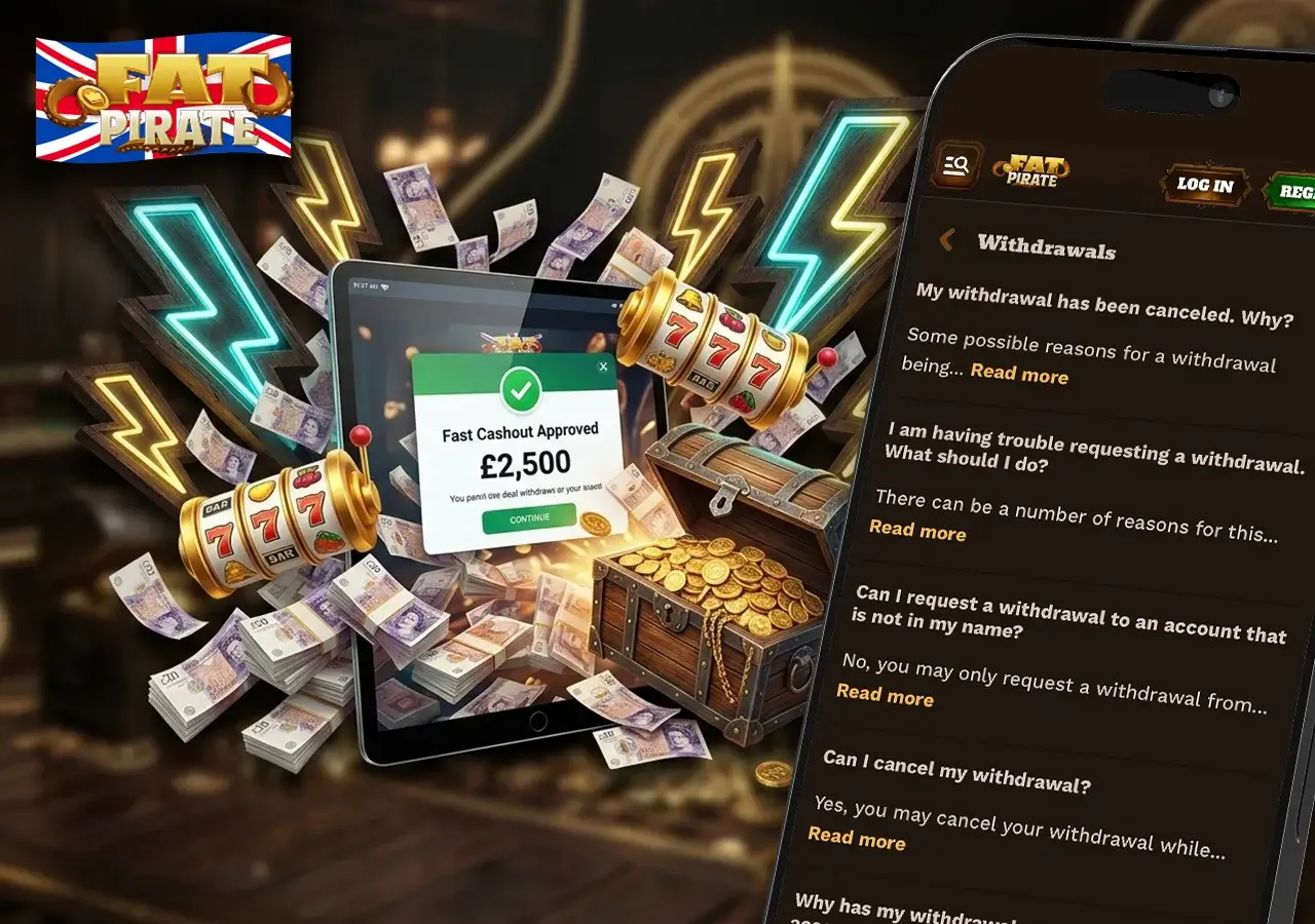 Payout processing times on Fat Pirate Casino UK review 2026